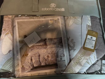 Постельное белье Santfair Roberto Cavalli с одеялом сатин 1,5-сп (нав.50х70-2), Лу-лу